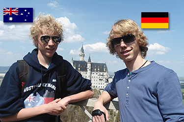 Foto: Australier und Deutscher